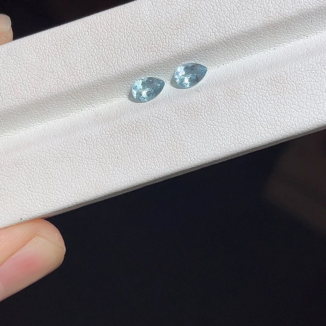 海蓝宝石裸石裸石4x6圣玛利亚