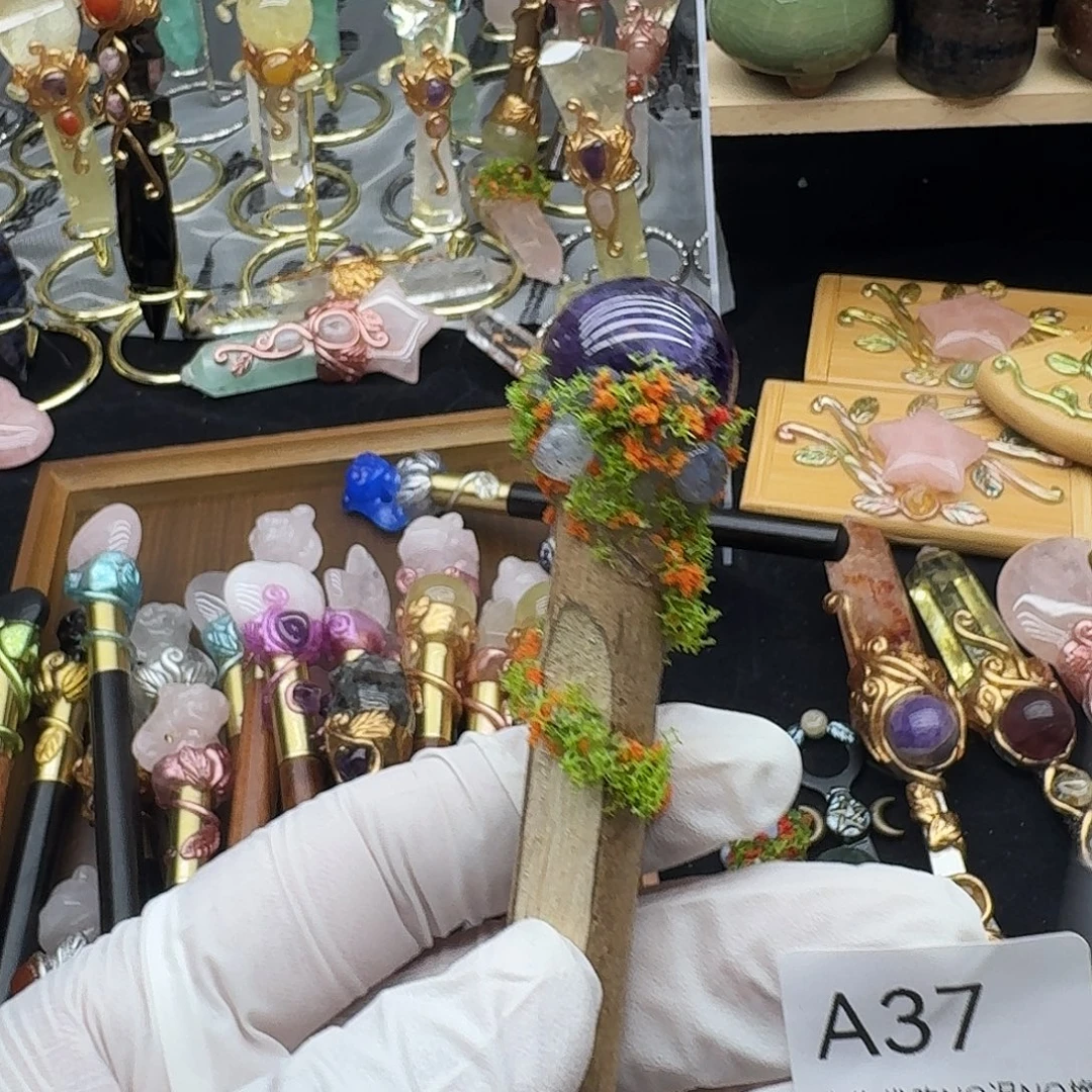 b***u黄晶手链未镶嵌紫水晶