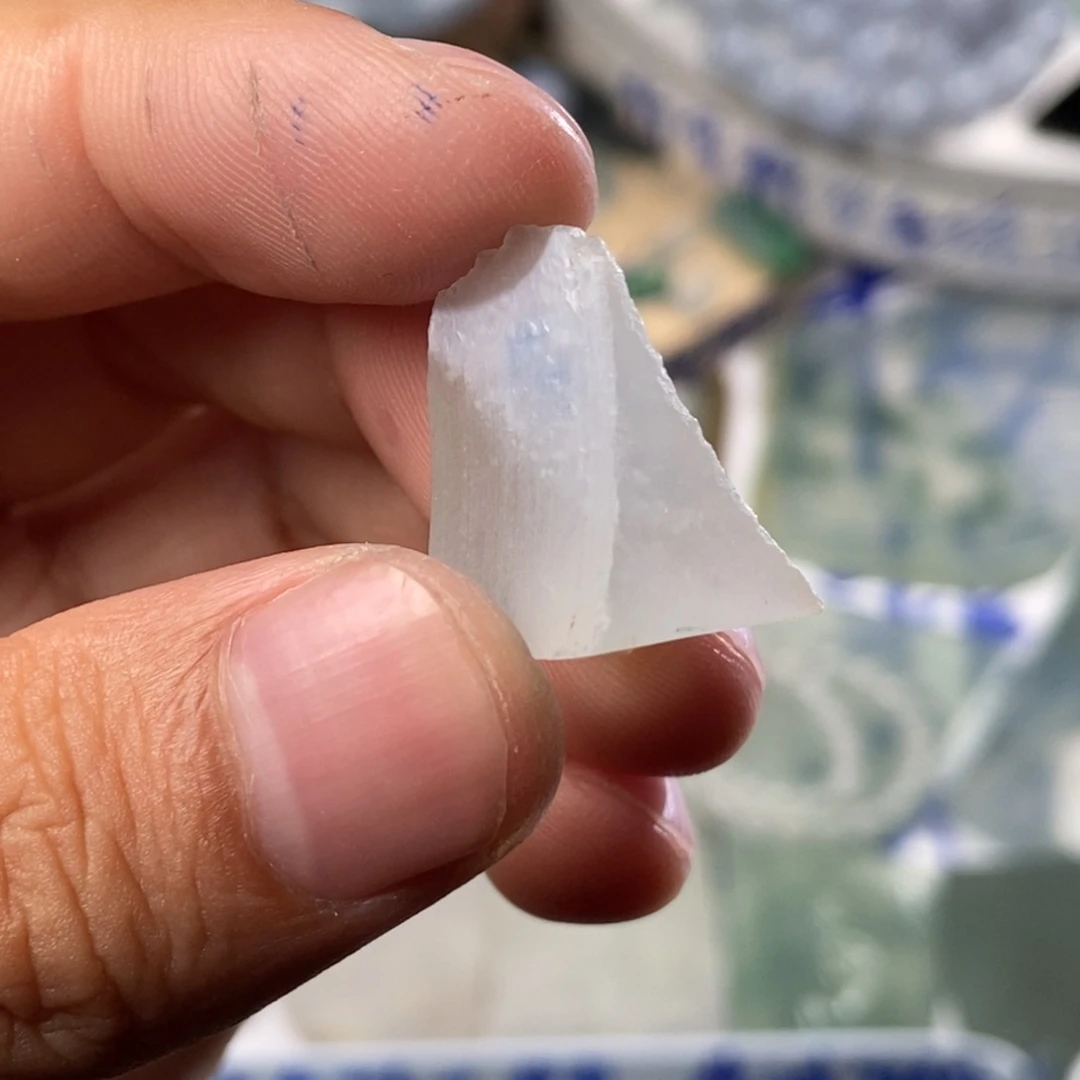 定制翡翠未镶嵌天然缅甸翡翠片料冰种