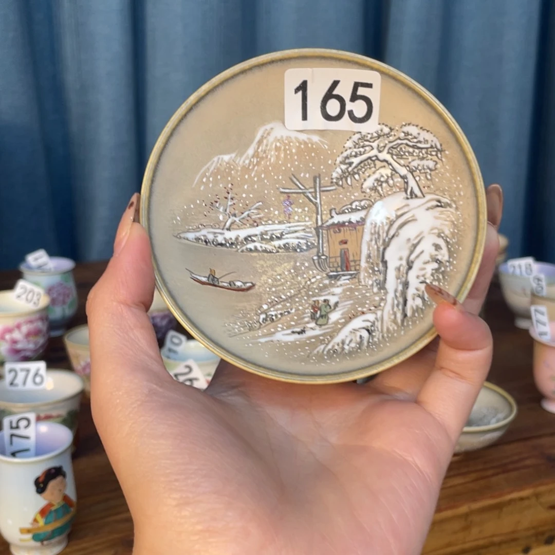 紫景德镇陶瓷手作主人杯