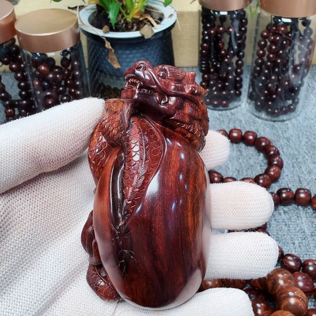 黄花梨/降香黄檀手串/手链旻**笑海南黄花梨把件