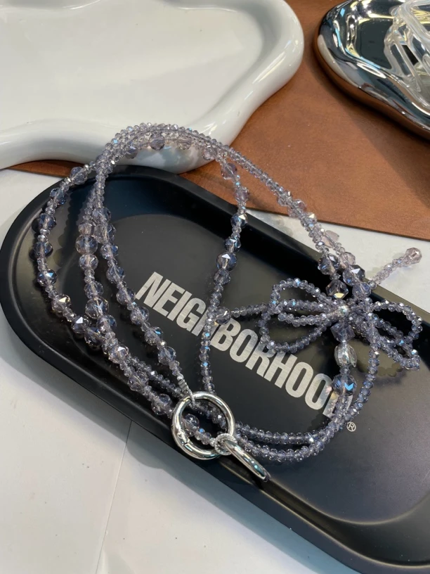 773紫色斜挎原创手机链