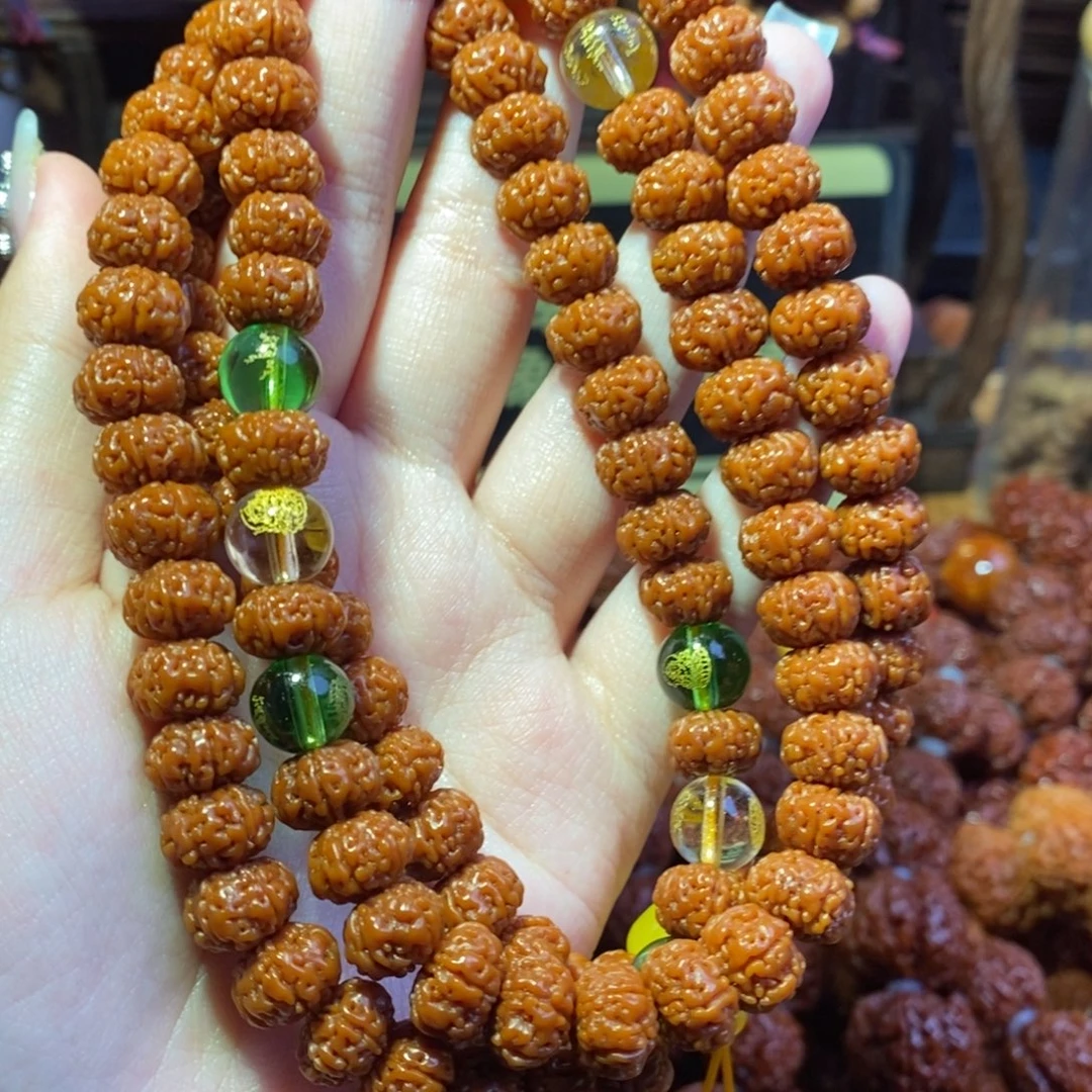 金刚菩提手串10-108树王配饰。6