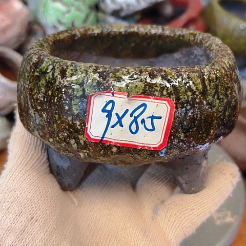 粗陶花盆手工花盆制作就这样