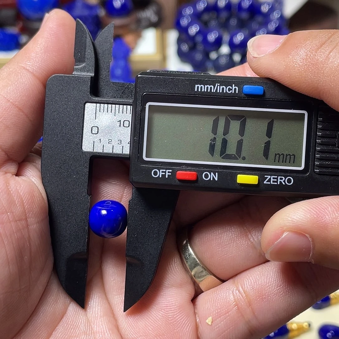 鲨***8青金石未镶嵌10mm老型单珠