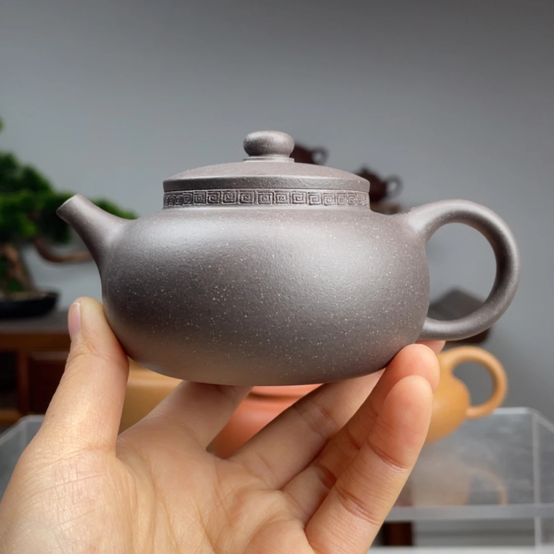 【闪购商品】紫砂茶壶为****?高温紫泥平安容量160cc