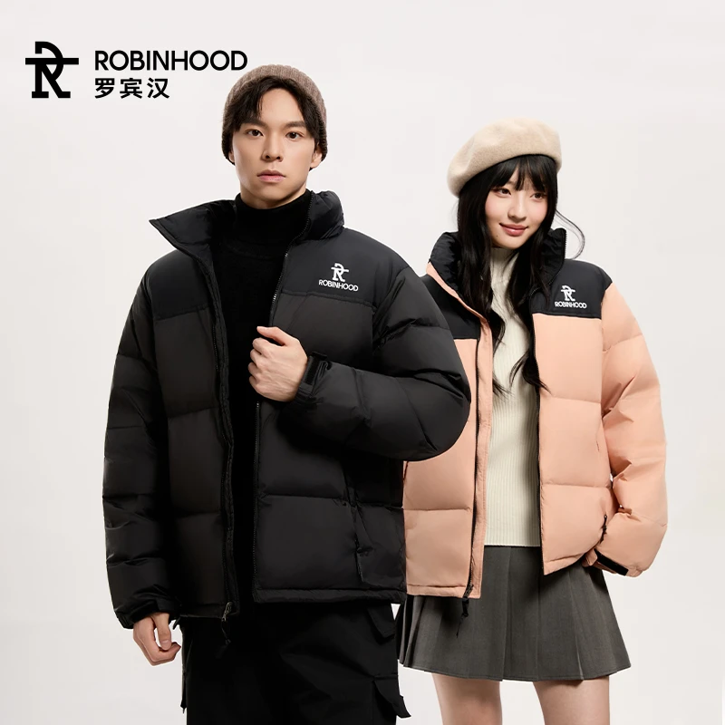 罗宾汉户外羽绒服男女同款90白鸭绒防风外套高级新款保暖冬季