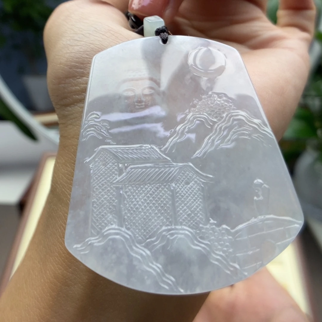 颈饰未镶嵌翡翠吊坠16