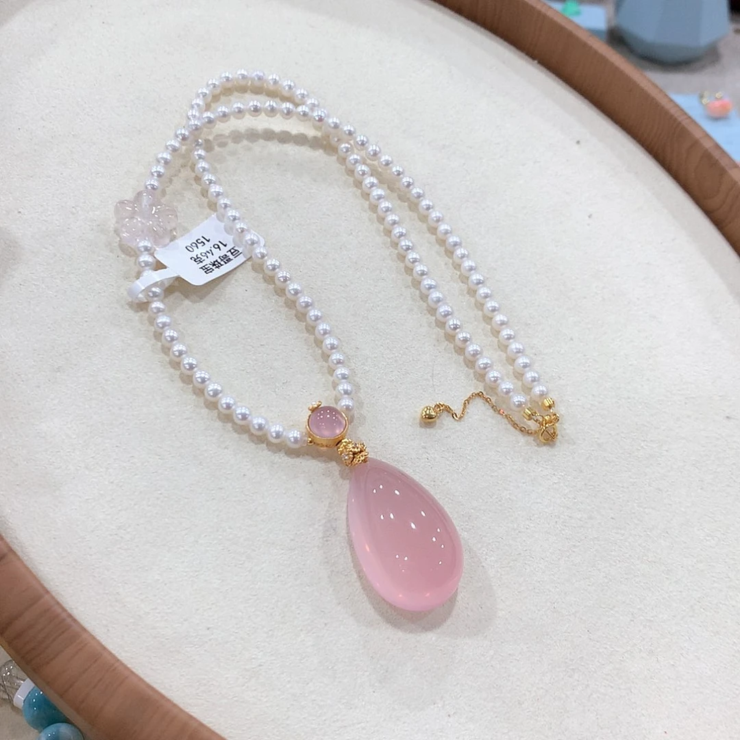 未镶嵌颈饰水晶项链