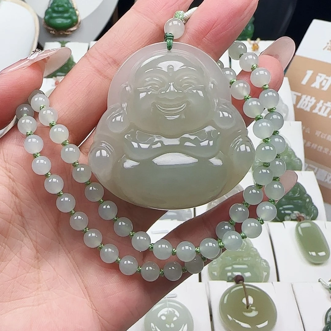 八***歌吊坠(赠链)未镶嵌和田玉50