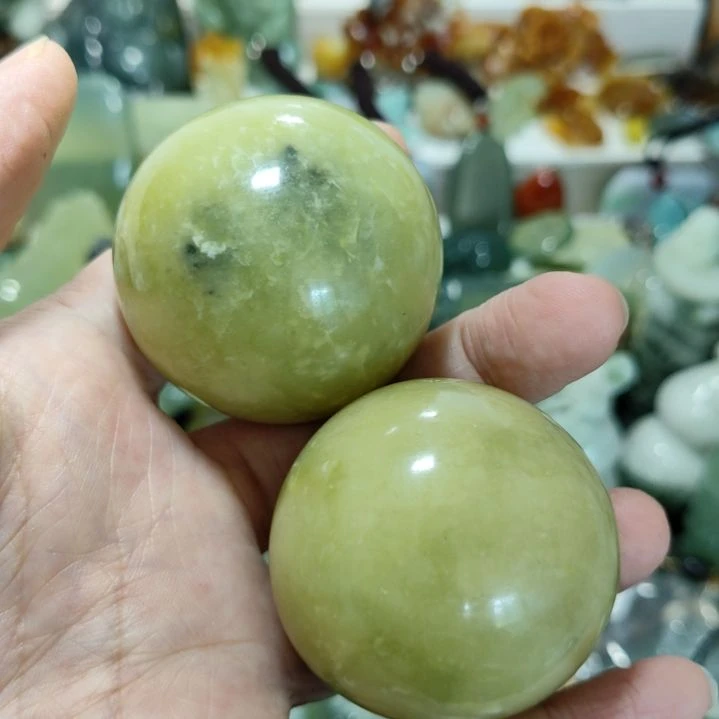 岫玉未镶嵌手球款式