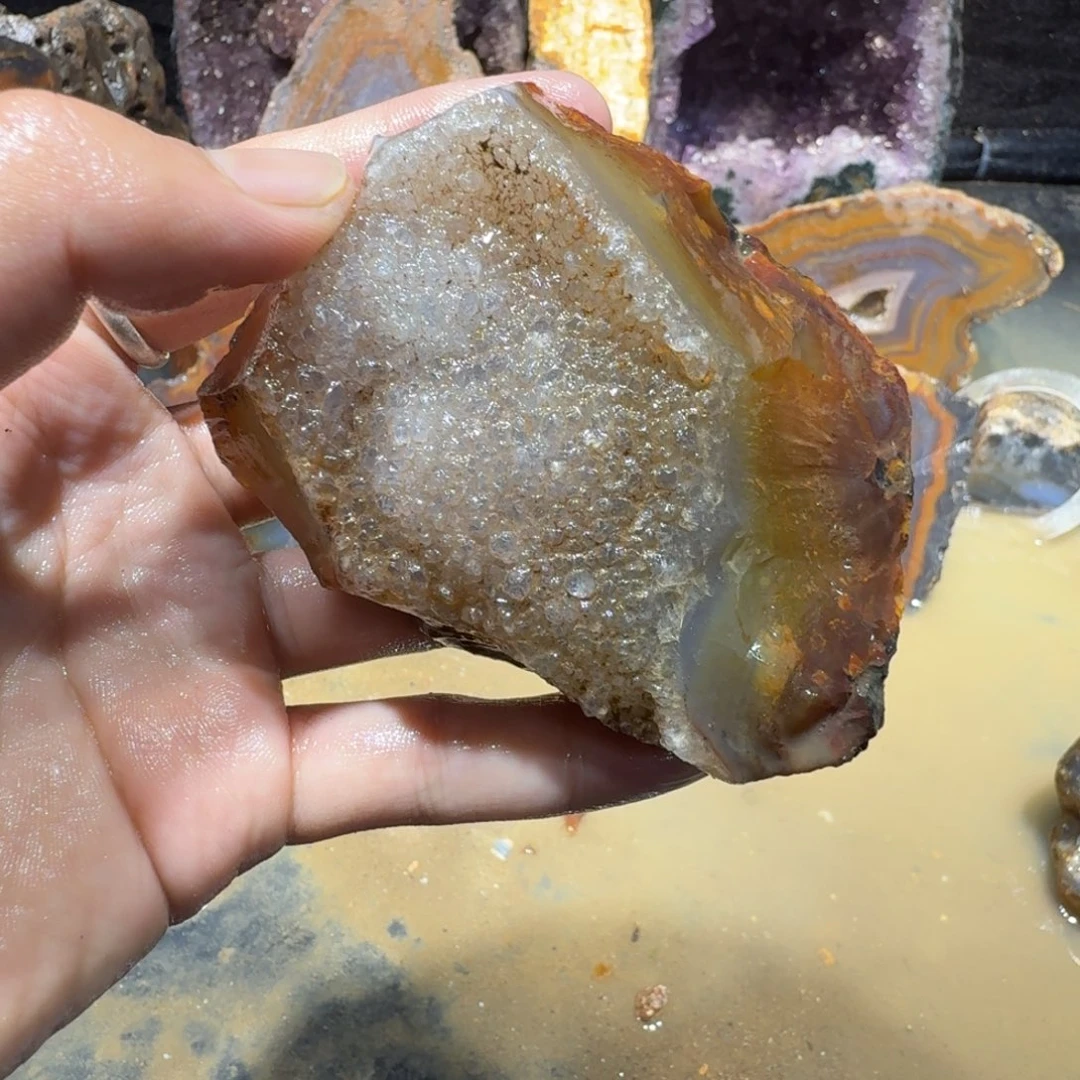未镶嵌玛瑙/玉髓珠宝半成品