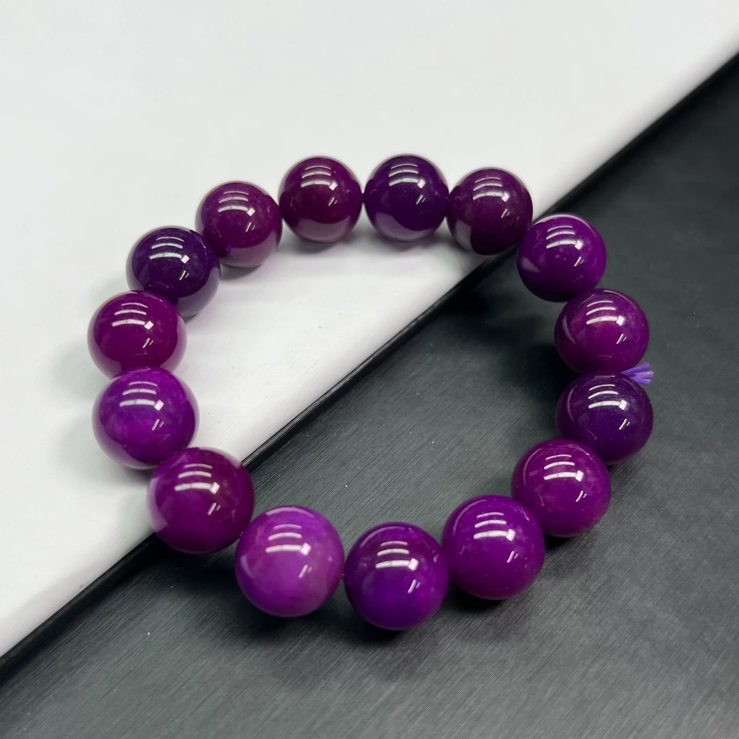 A265【精品】紫苏单圈14mm手串百搭