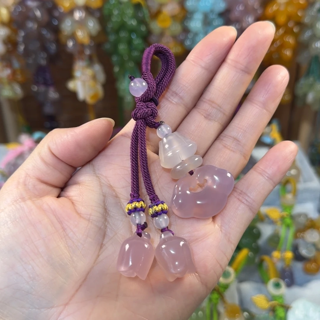 雨***空未镶嵌钥匙挂件福利款玛瑙/玉髓