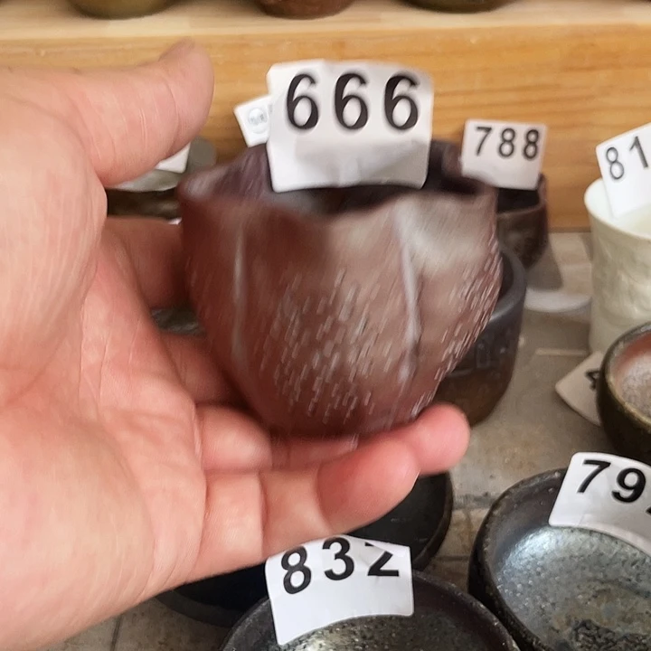 摆件柴烧纯手工666
