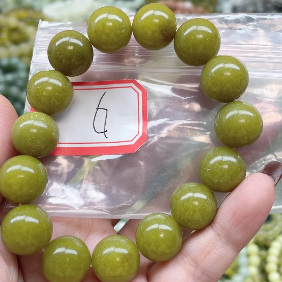 未镶嵌蛇纹石玉手串