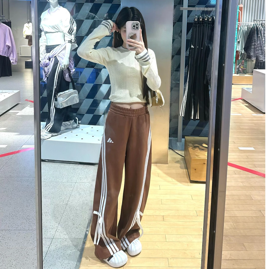 ADIDAS 秋冬新款宽松百搭休闲香蕉扭扭裤 KG3855 KG3856 KG3857