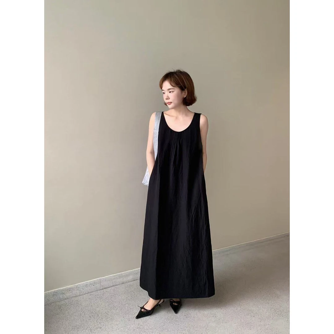 27051#抹茶#无法拒绝的背心裙~巨显瘦简单耐看(福利)