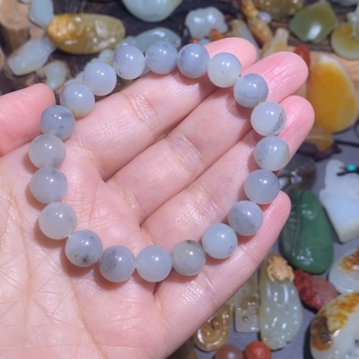 火***兮和田玉未镶嵌颈饰