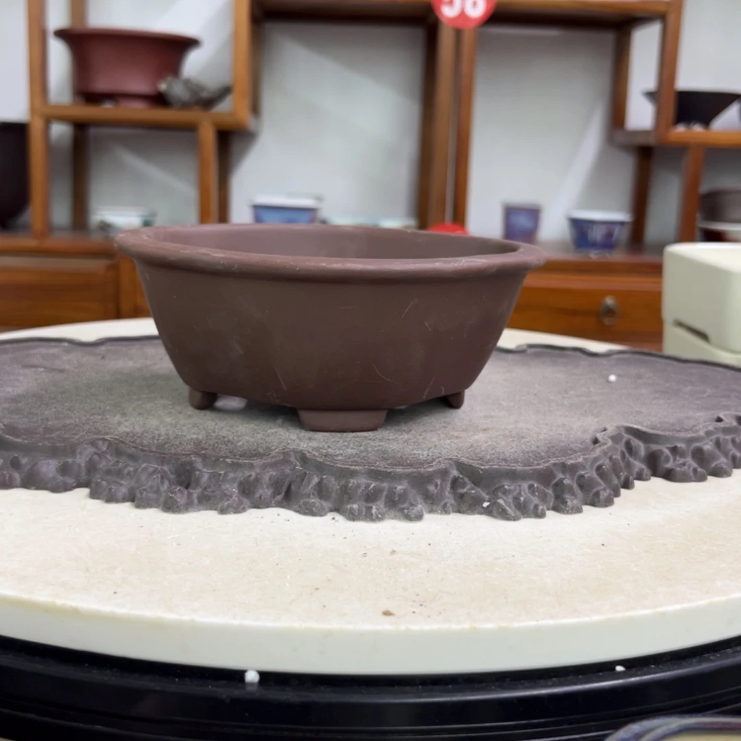 紫砂花盆瑕疵6.5-26.5-14。。