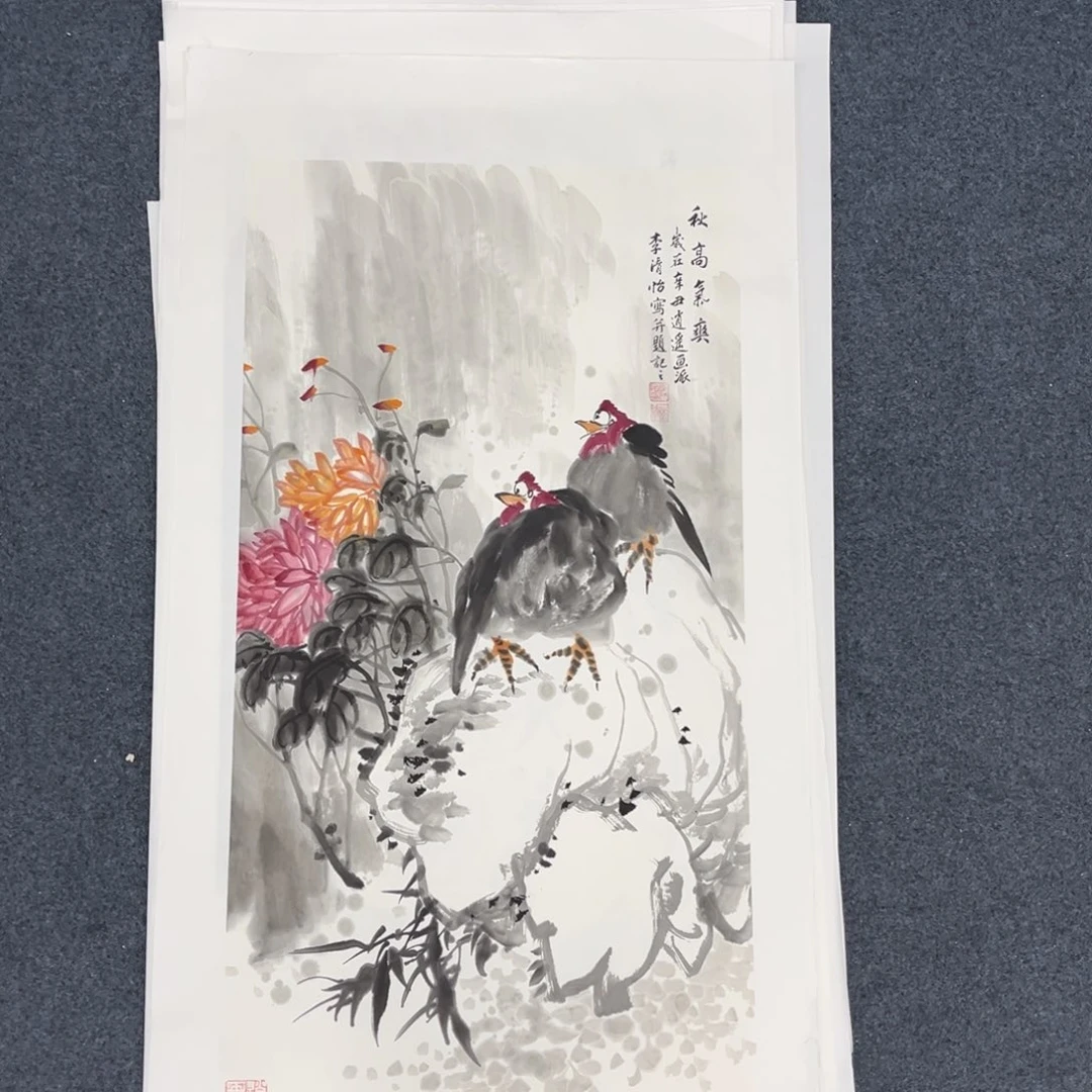 国画手绘画作品和绘画