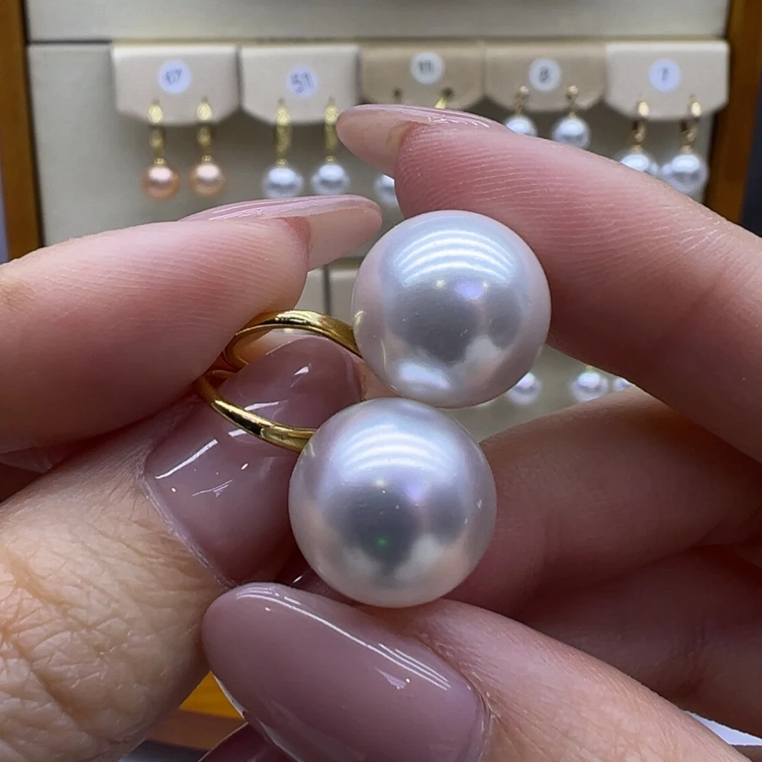 未镶嵌淡水珍珠耳饰