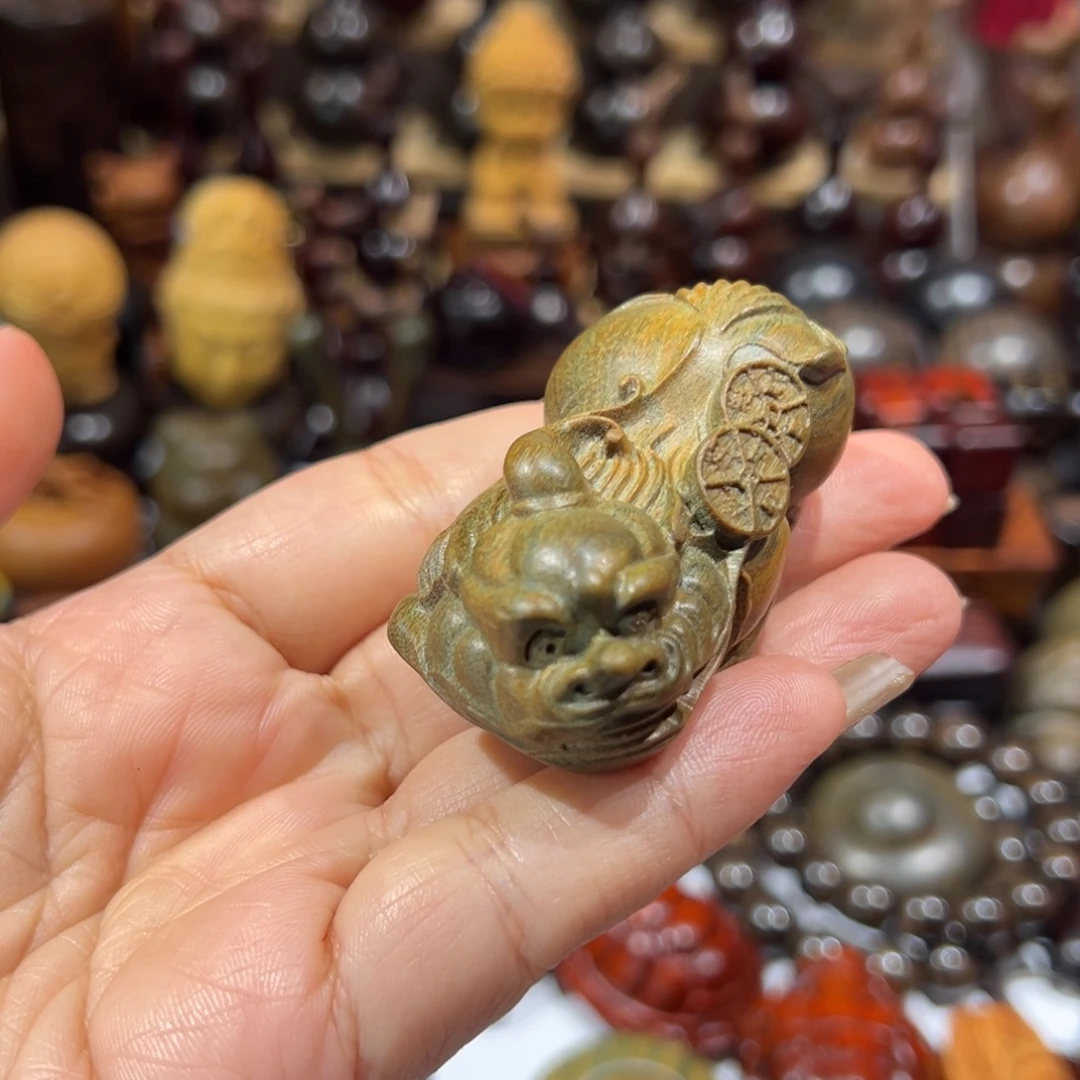 香榧木绿檀绿檀貔貅