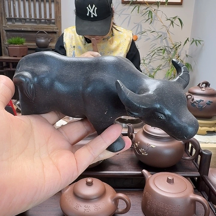 粗砂茶壶简*精工半手牛
