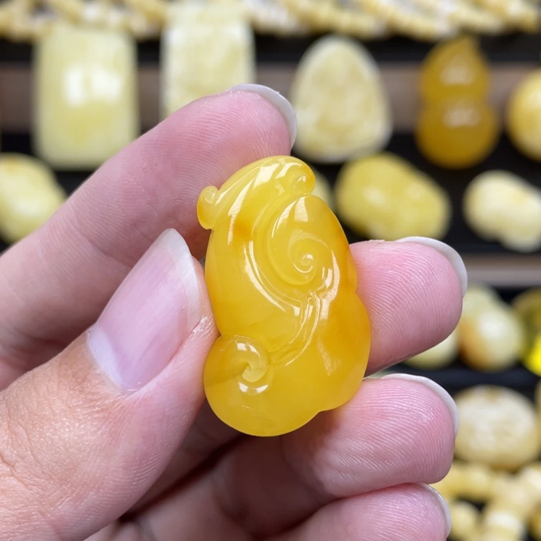 琥珀未镶嵌裸石琥珀蜜蜡