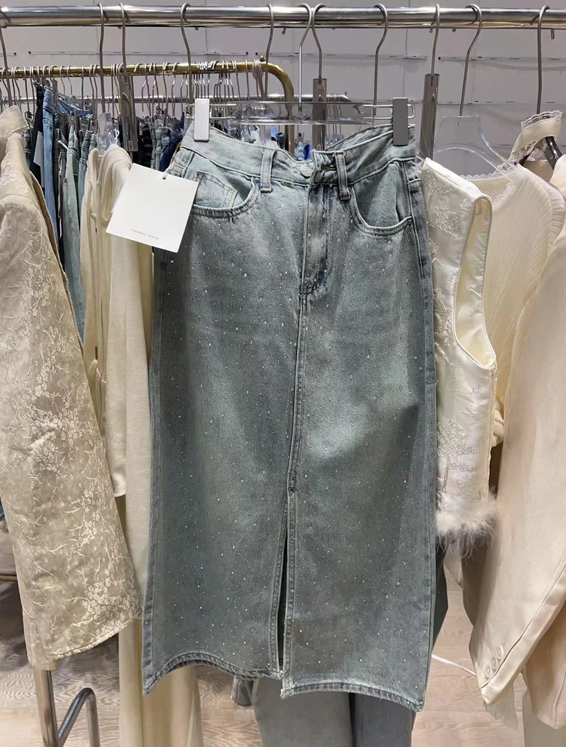 橘子家新款牛仔裙7530