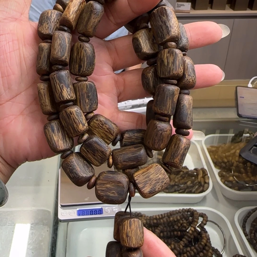 手串沉香多样性发1条巨无霸树心油紫棋高货72克