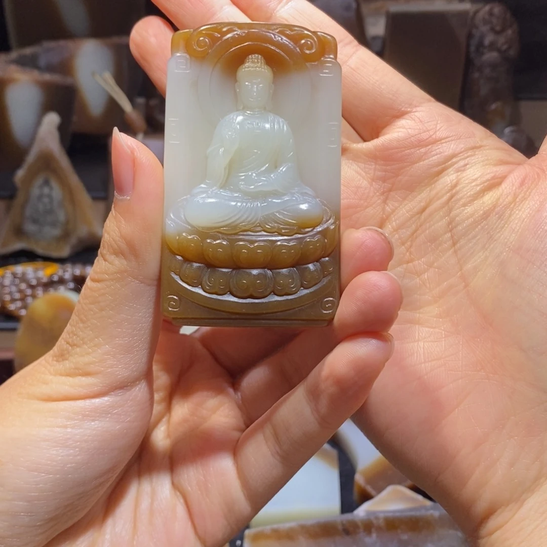 未镶嵌和田玉（糖玉）挂件用****8