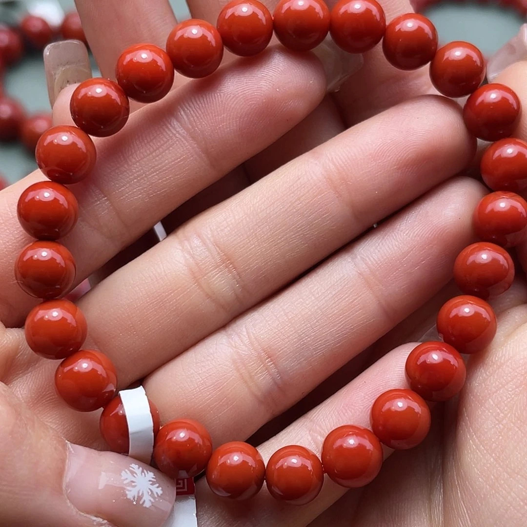 南红玛瑙手链未镶嵌