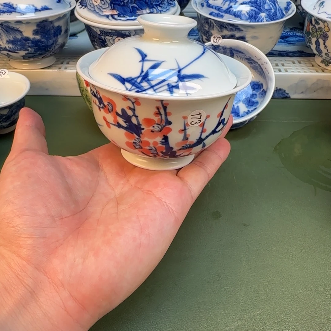 彦祖纯手工手绘茶具173