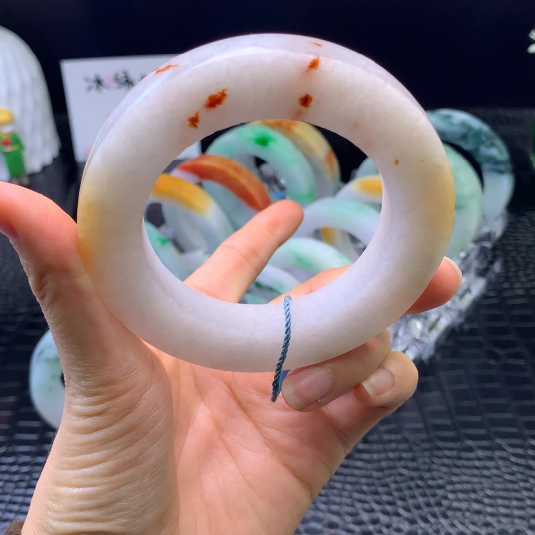 定制翡翠未镶嵌手镯58-72
