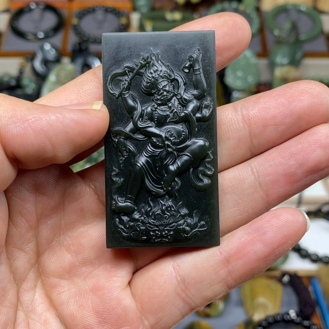 岫岩河磨玉（透闪石质玉）未镶嵌挂件