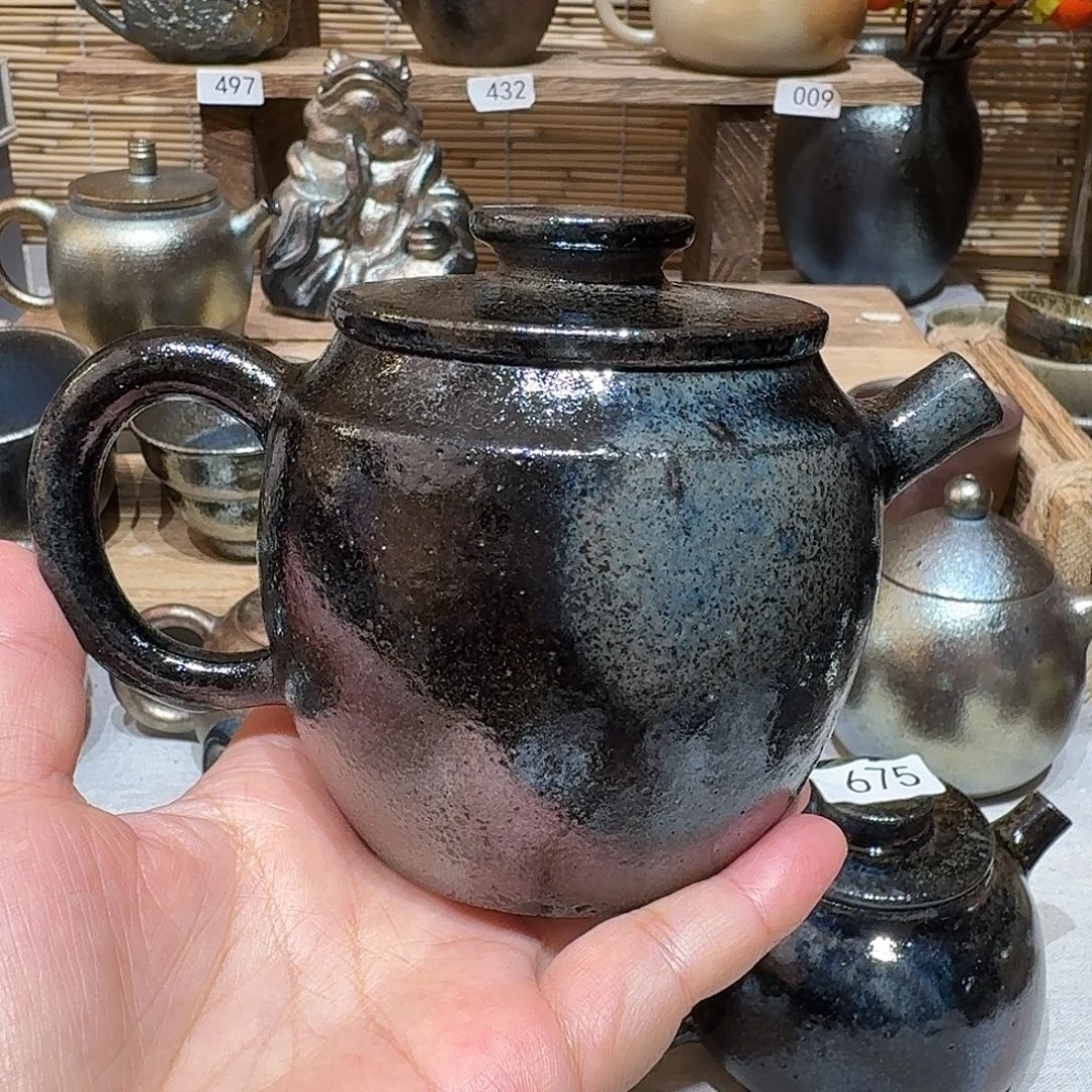 阿***呆壶建水紫陶紫泥柴烧壶