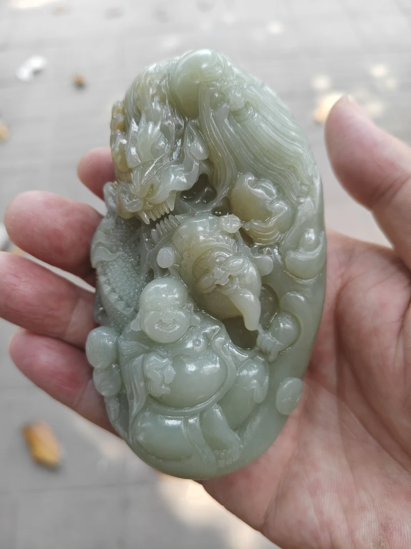 和田玉切莫料手把