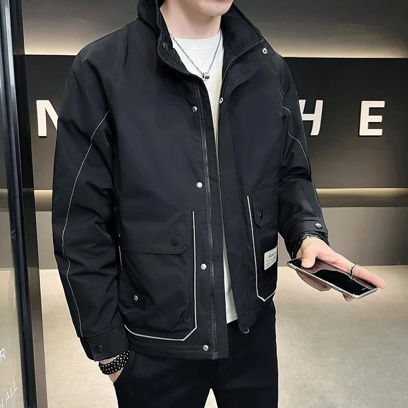 2025春季新款夹克外套男士飞行员棒球服春秋青年立领工装上衣春装