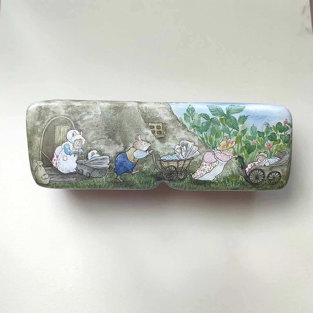 素朵手绘多肉花盆（野蔷薇村的故事)