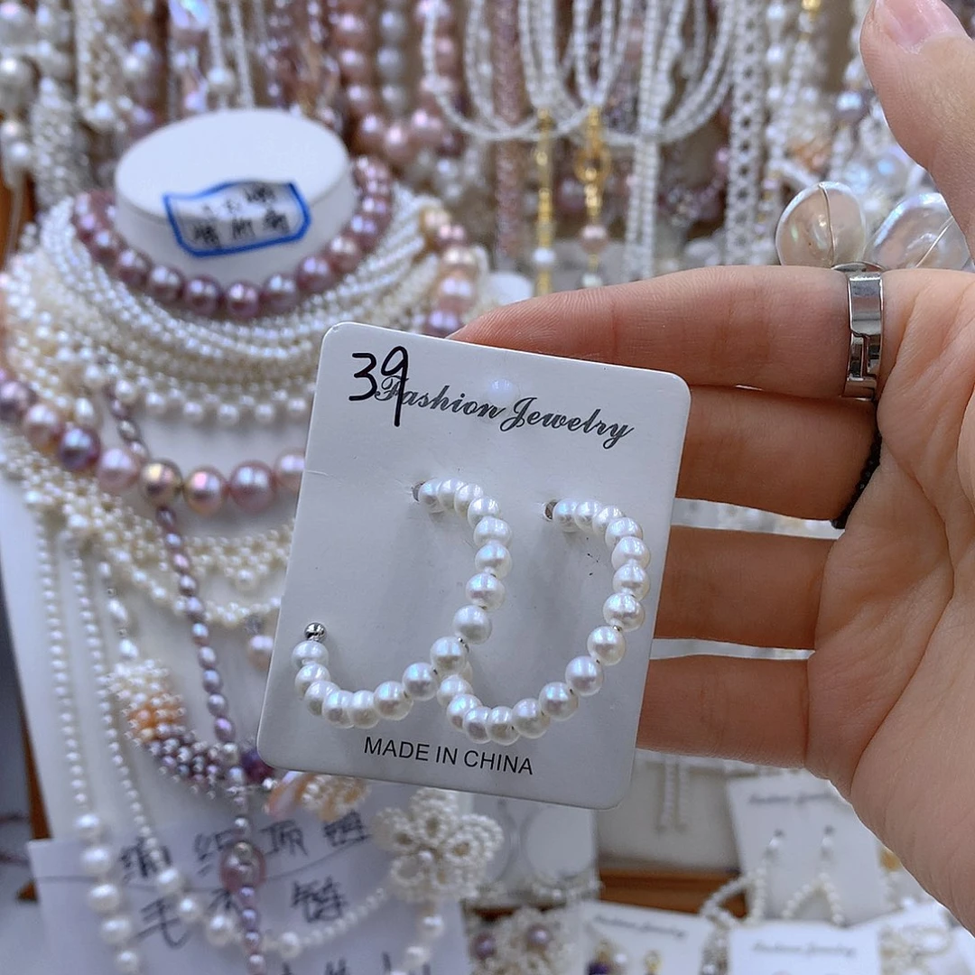 颈饰合金淡水珍珠