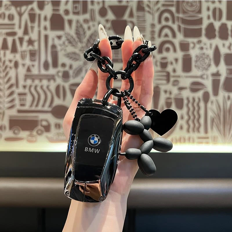 适用宝马钥匙套3系gt车320li三系525五系5系4系1系2系x3壳扣金属