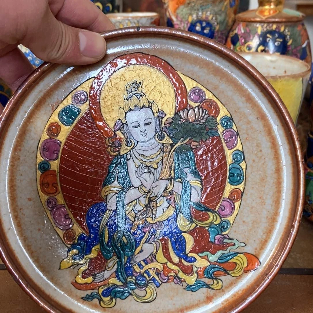 手工制作的一款盘