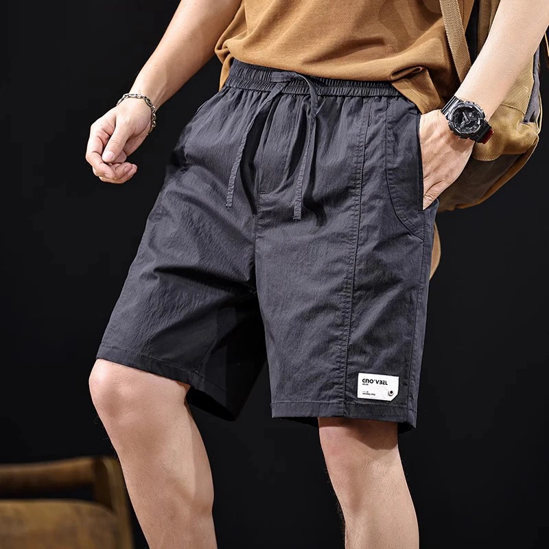 U&PURA冰丝速干轻薄工装短裤男2025新款夏季外穿男士休闲五分裤