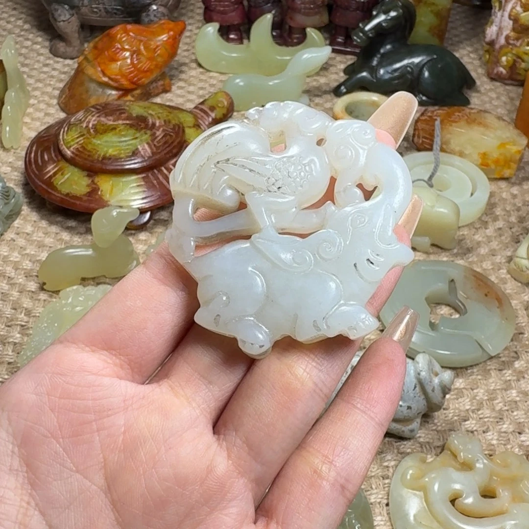 吊坠白玉菩提挂件