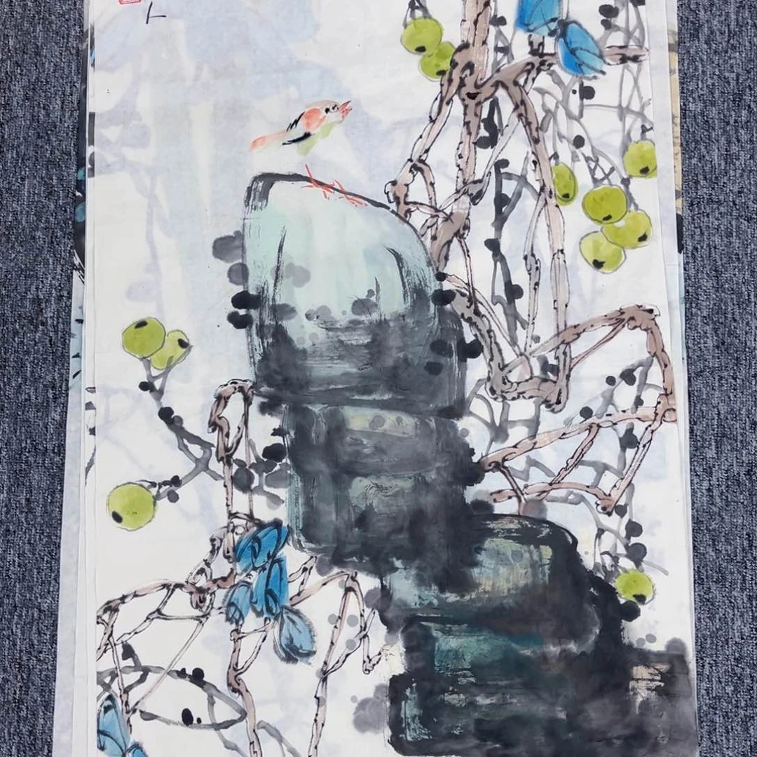 国画绘画雷航老师作品100.50