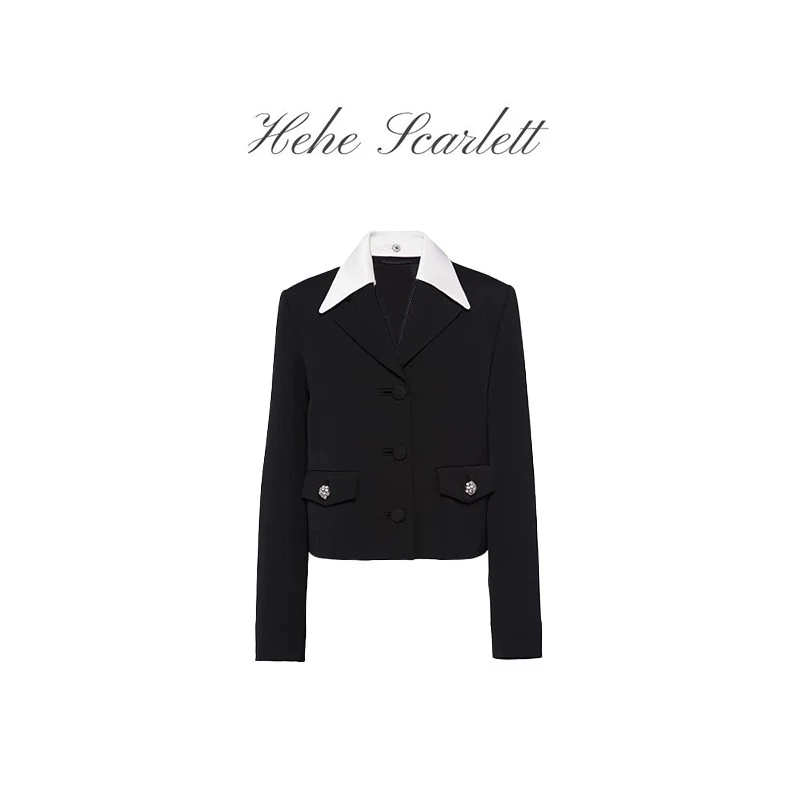 【2月第一期】你的呵呵丨致敬经典优雅灵感简约精裁黑白短西装