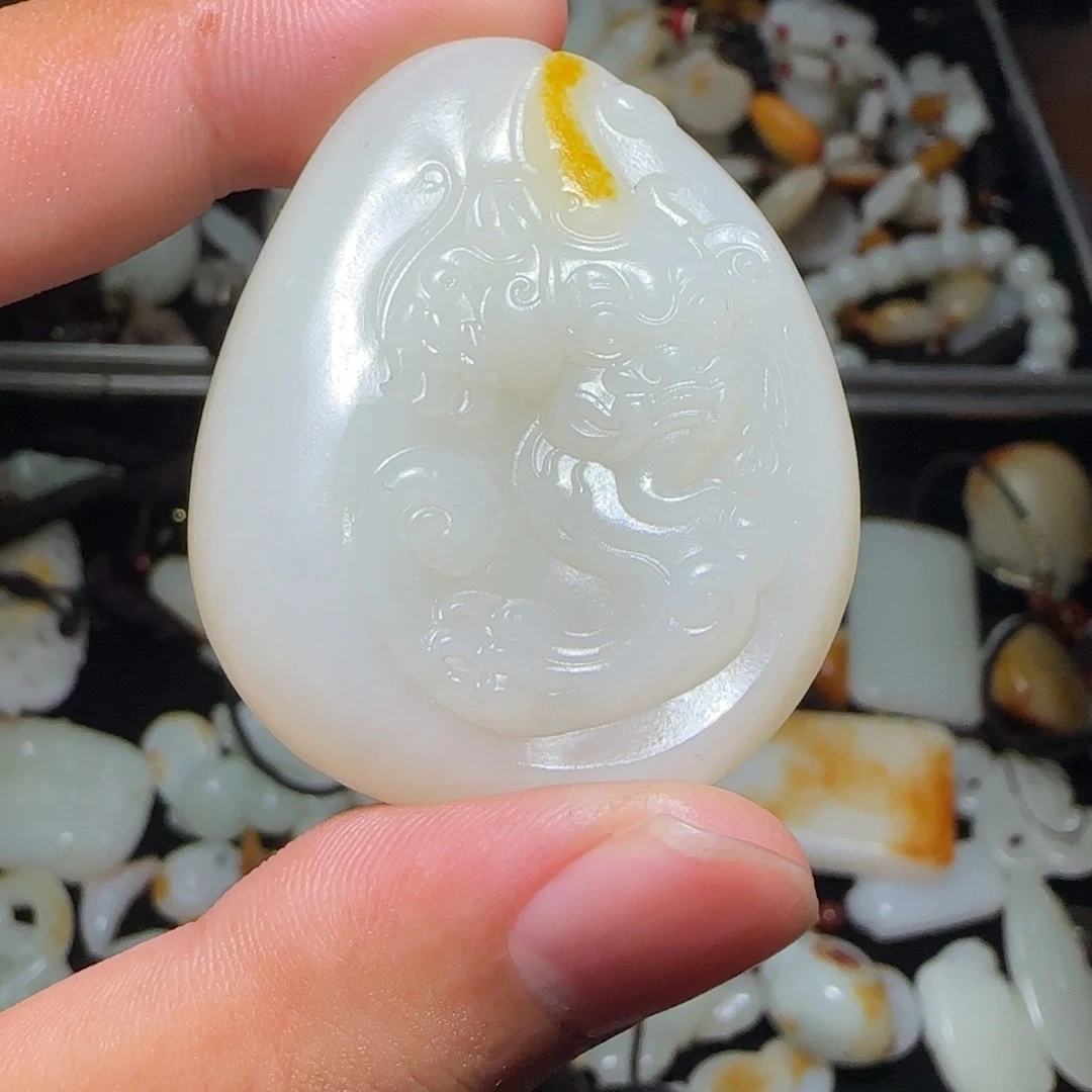 和田玉挂件未镶嵌?***?