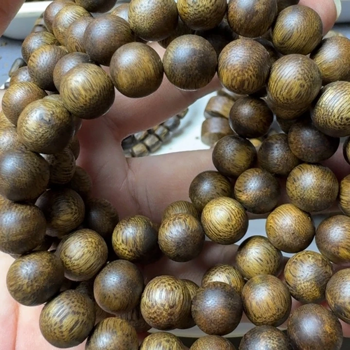 沉香手串龚**艺定制乌身手串43克