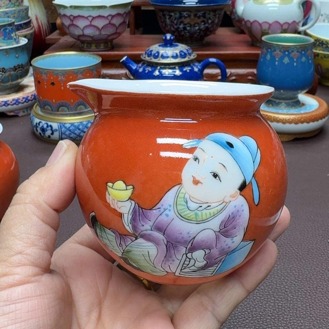瓷片景德镇仿古手工制作精品展示